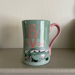 Carsland Flo’s Cafe Green and Pink Dining Mug
